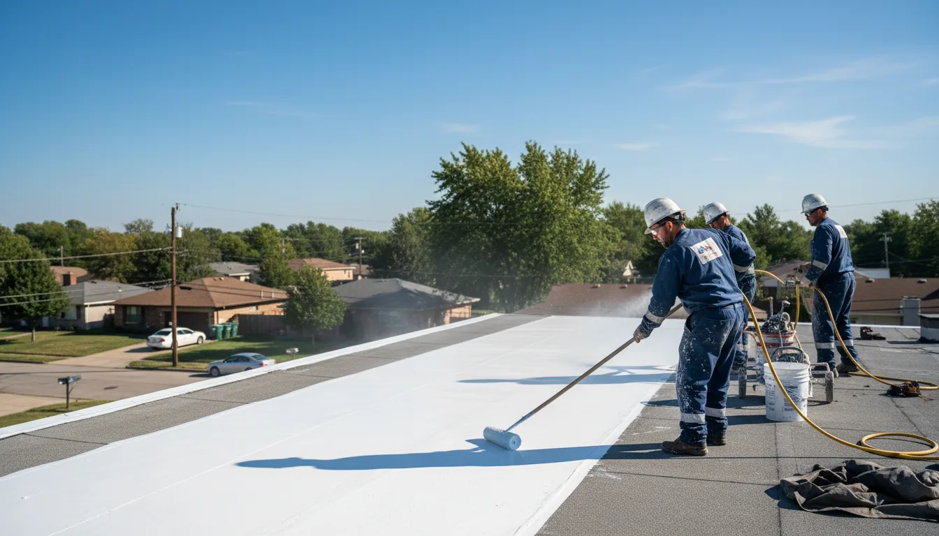 Commercial roof coating in Matthews, IN near me